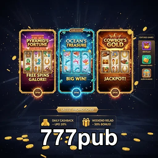 777pub slot games promotions 2